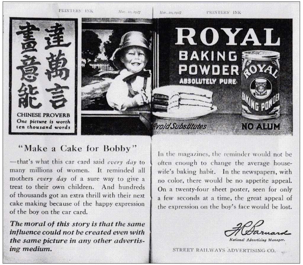1927 advertisement