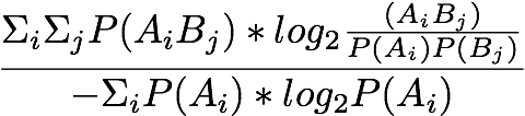 normalized mutual information
