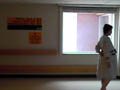 Our walk through the hospital ends.