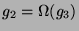 $g_2 = \Omega (g_3)$